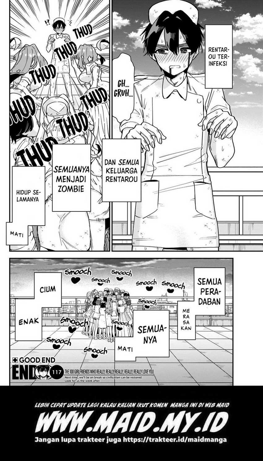 Kimi no Koto ga Dai Dai Dai Dai Daisuki na 100-ri no Kanojo Chapter 117 - halaman 17