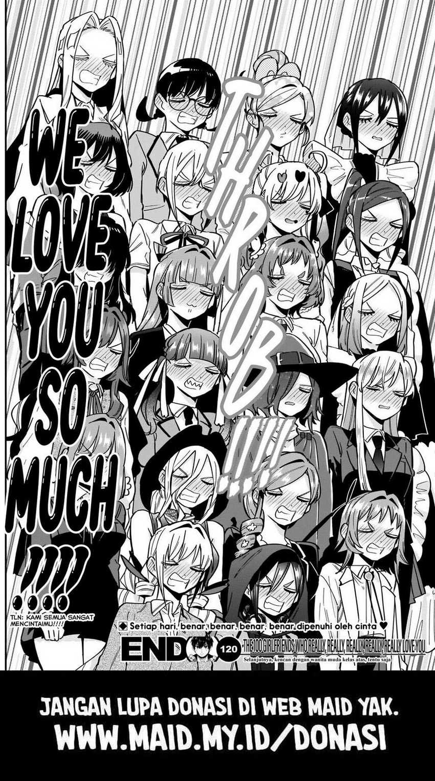 Kimi no Koto ga Dai Dai Dai Dai Daisuki na 100-ri no Kanojo Chapter 120 - halaman 23