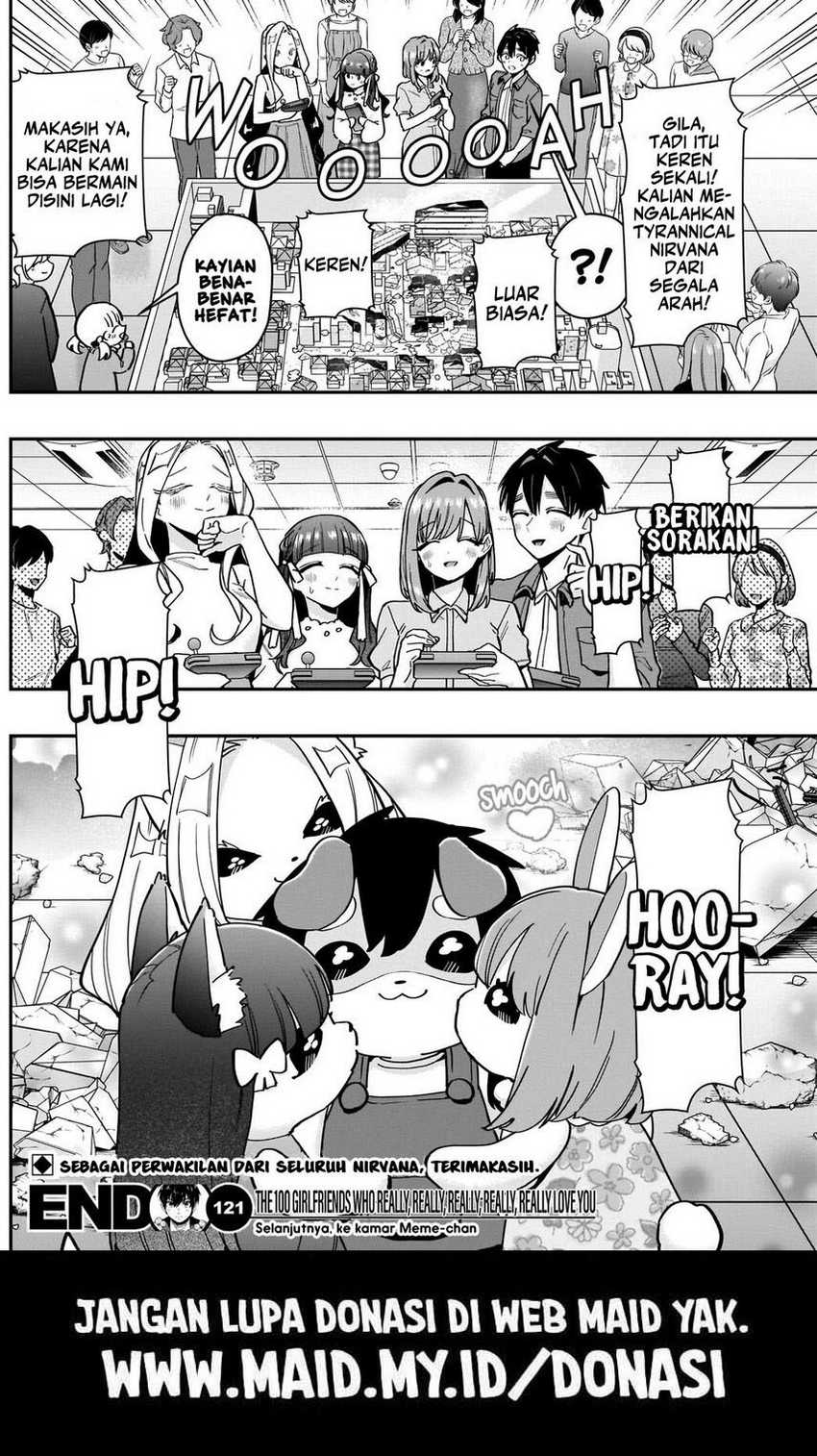 Kimi no Koto ga Dai Dai Dai Dai Daisuki na 100-ri no Kanojo Chapter 121 - halaman 22