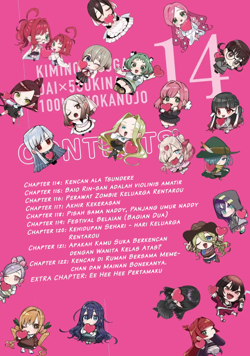 Kimi no Koto ga Dai Dai Dai Dai Daisuki na 100-ri no Kanojo Chapter 122.5 - halaman 4