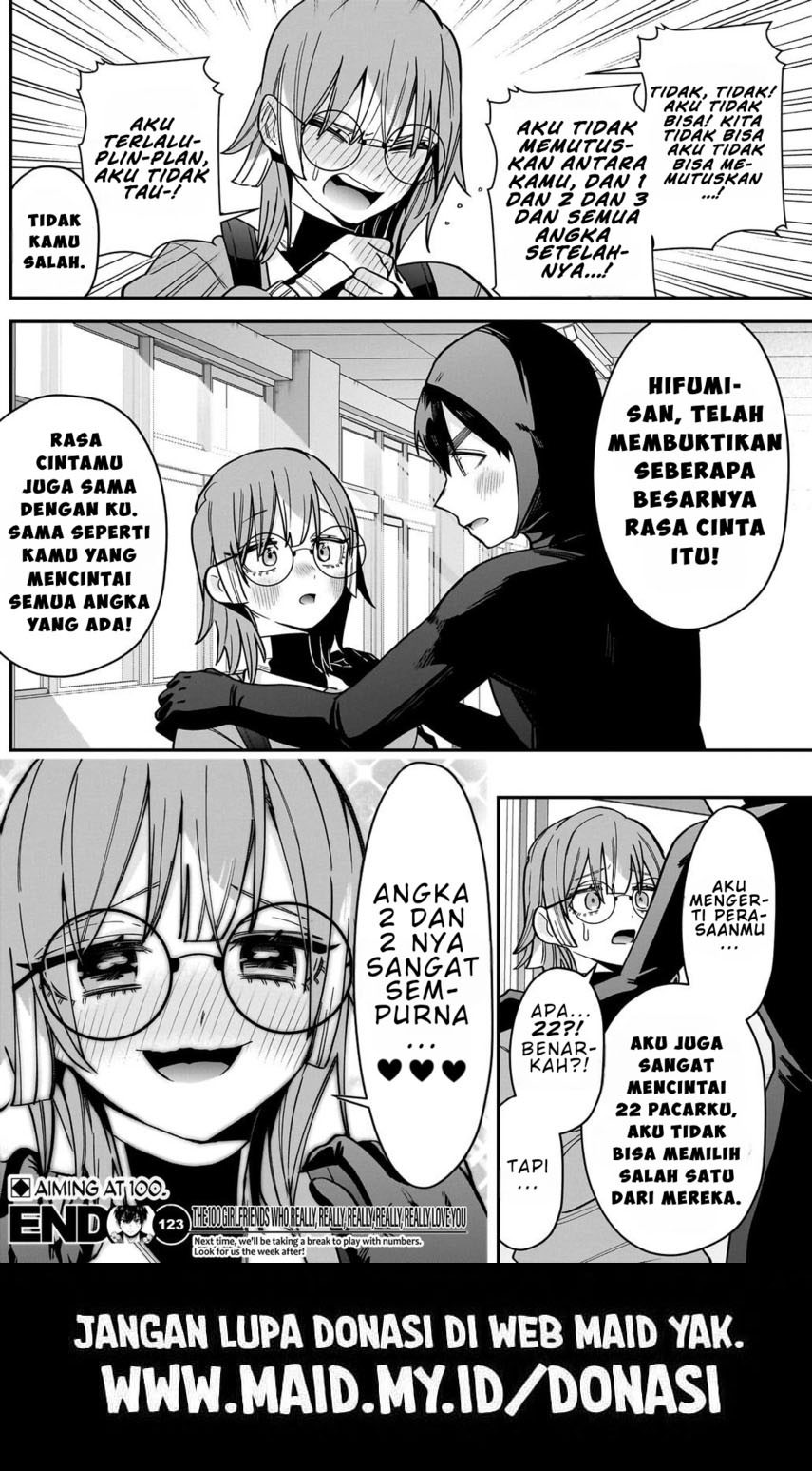 Kimi no Koto ga Dai Dai Dai Dai Daisuki na 100-ri no Kanojo Chapter 123 - halaman 22