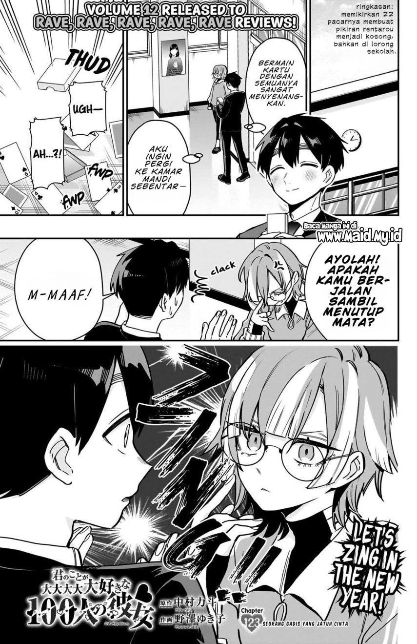Kimi no Koto ga Dai Dai Dai Dai Daisuki na 100-ri no Kanojo Chapter 123 - halaman 3