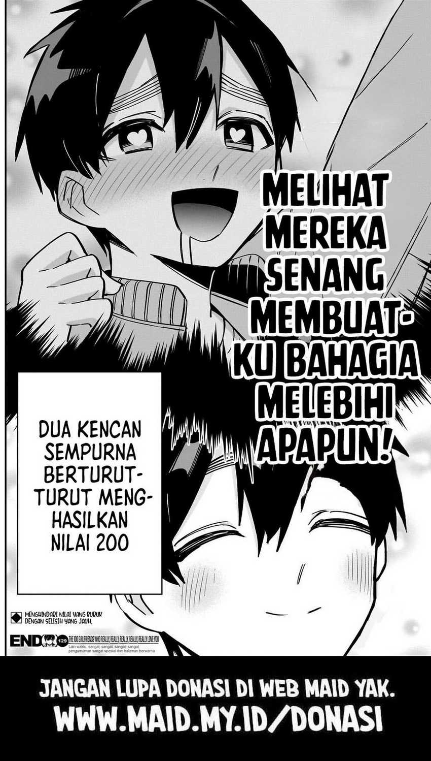 Kimi no Koto ga Dai Dai Dai Dai Daisuki na 100-ri no Kanojo Chapter 129 - halaman 21