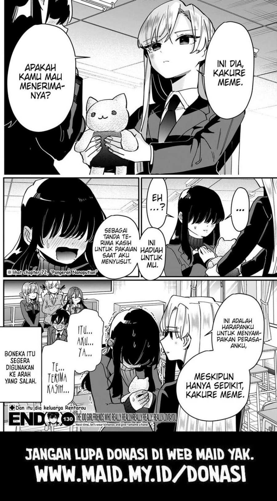 Kimi no Koto ga Dai Dai Dai Dai Daisuki na 100-ri no Kanojo Chapter 130 - halaman 26