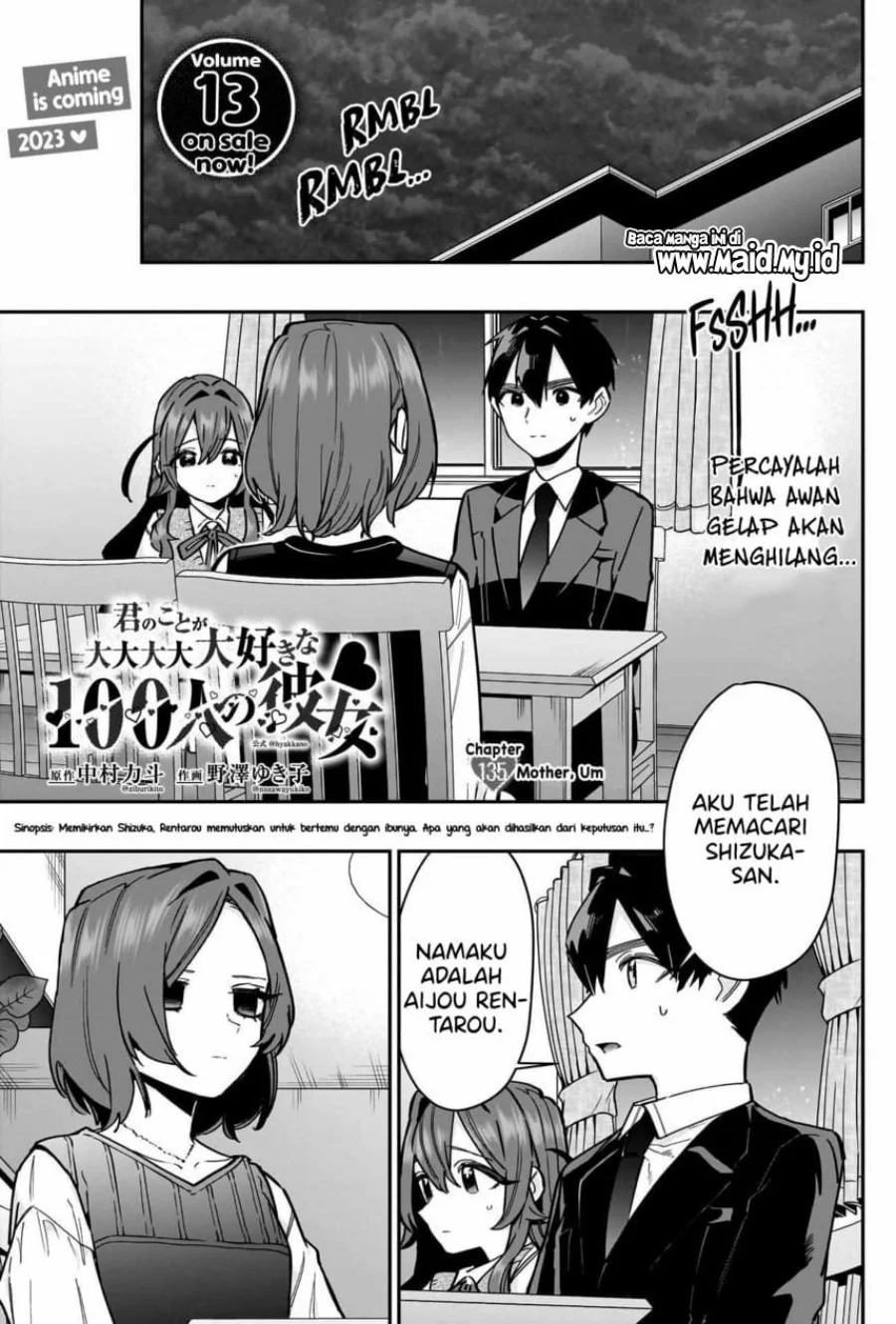 Kimi no Koto ga Dai Dai Dai Dai Daisuki na 100-ri no Kanojo Chapter 135 - halaman 3