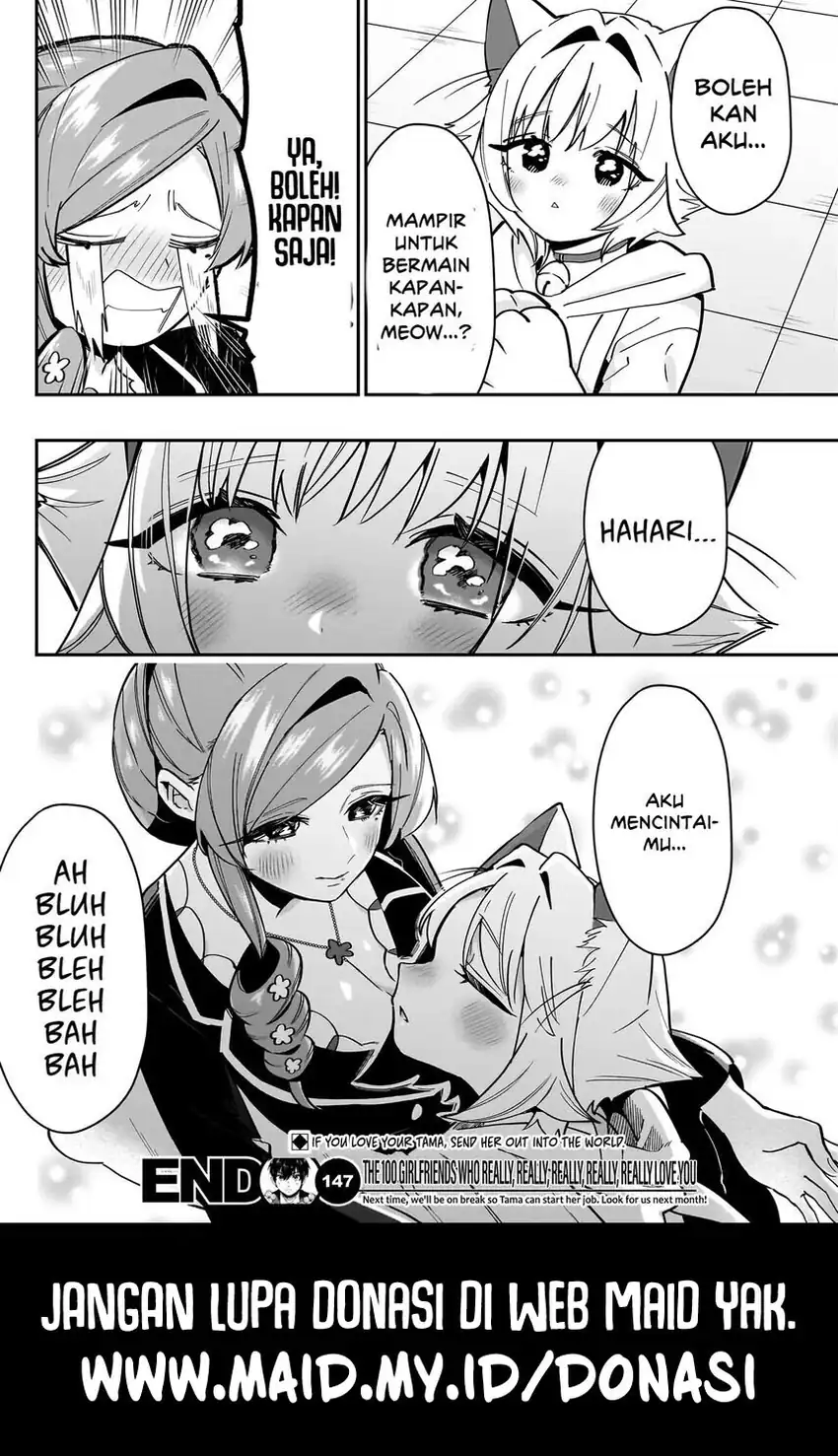 Kimi no Koto ga Dai Dai Dai Dai Daisuki na 100-ri no Kanojo Chapter 147 - halaman 21