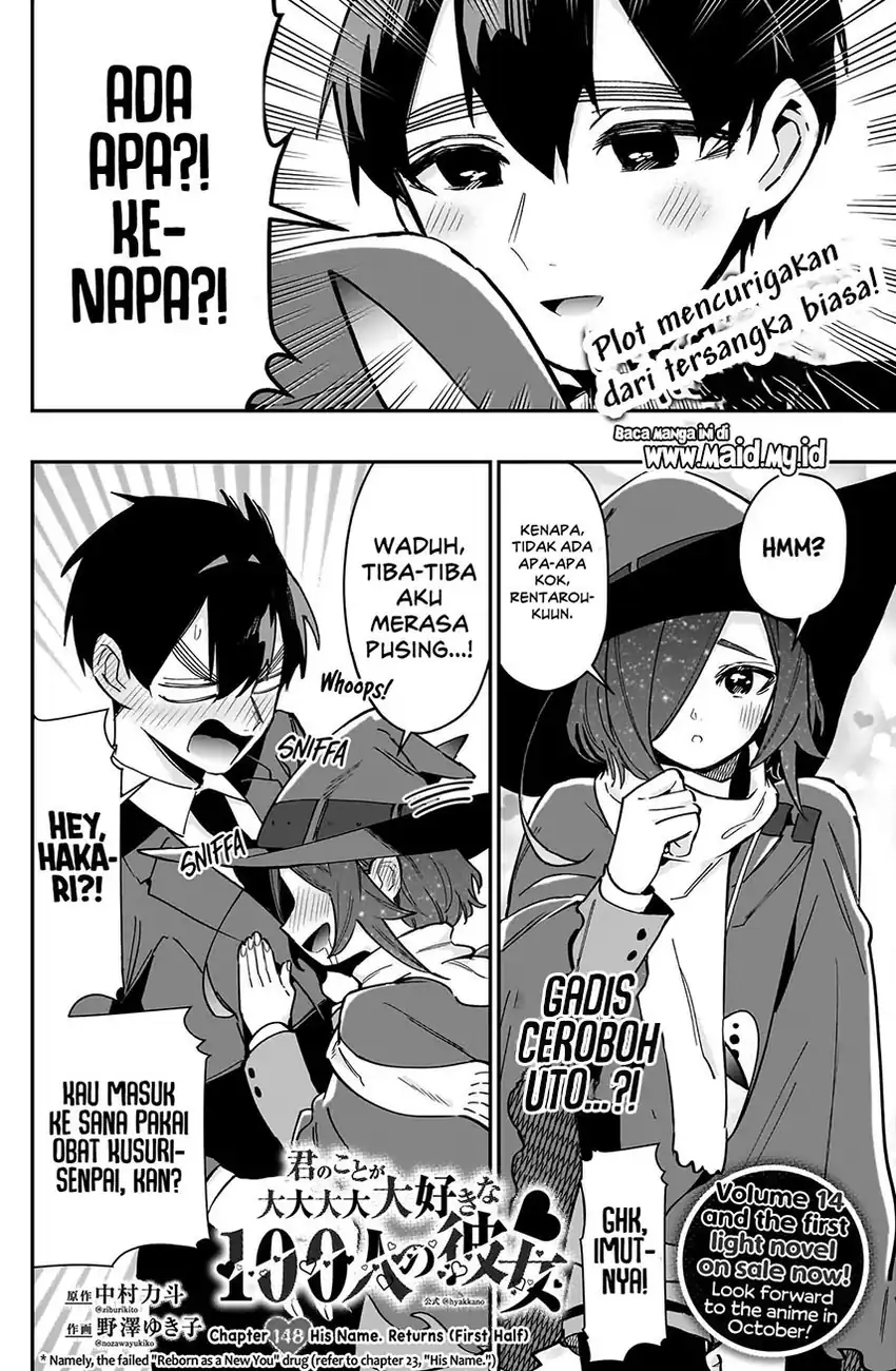 Kimi no Koto ga Dai Dai Dai Dai Daisuki na 100-ri no Kanojo Chapter 148 - halaman 5
