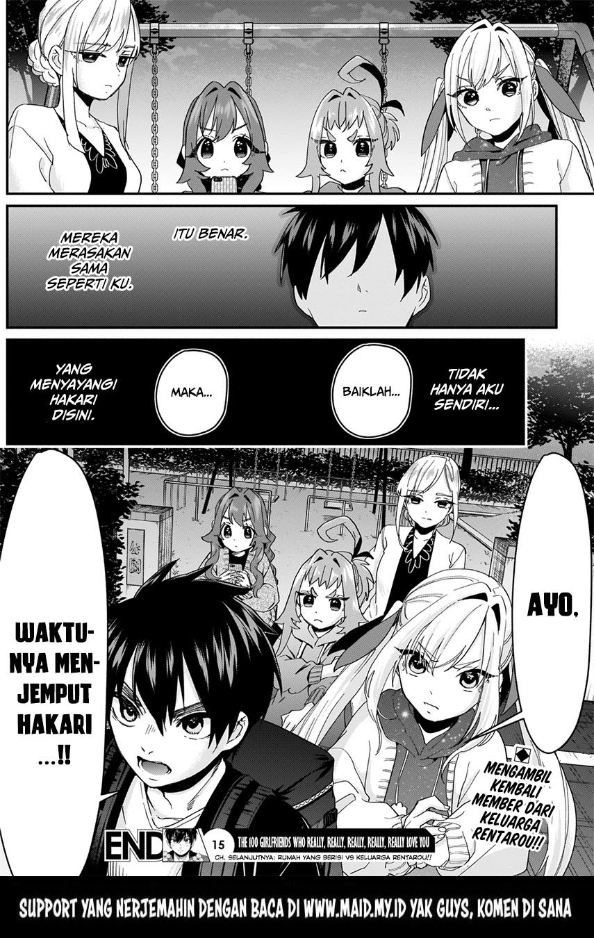 Kimi no Koto ga Dai Dai Dai Dai Daisuki na 100-ri no Kanojo Chapter 15 - halaman 11