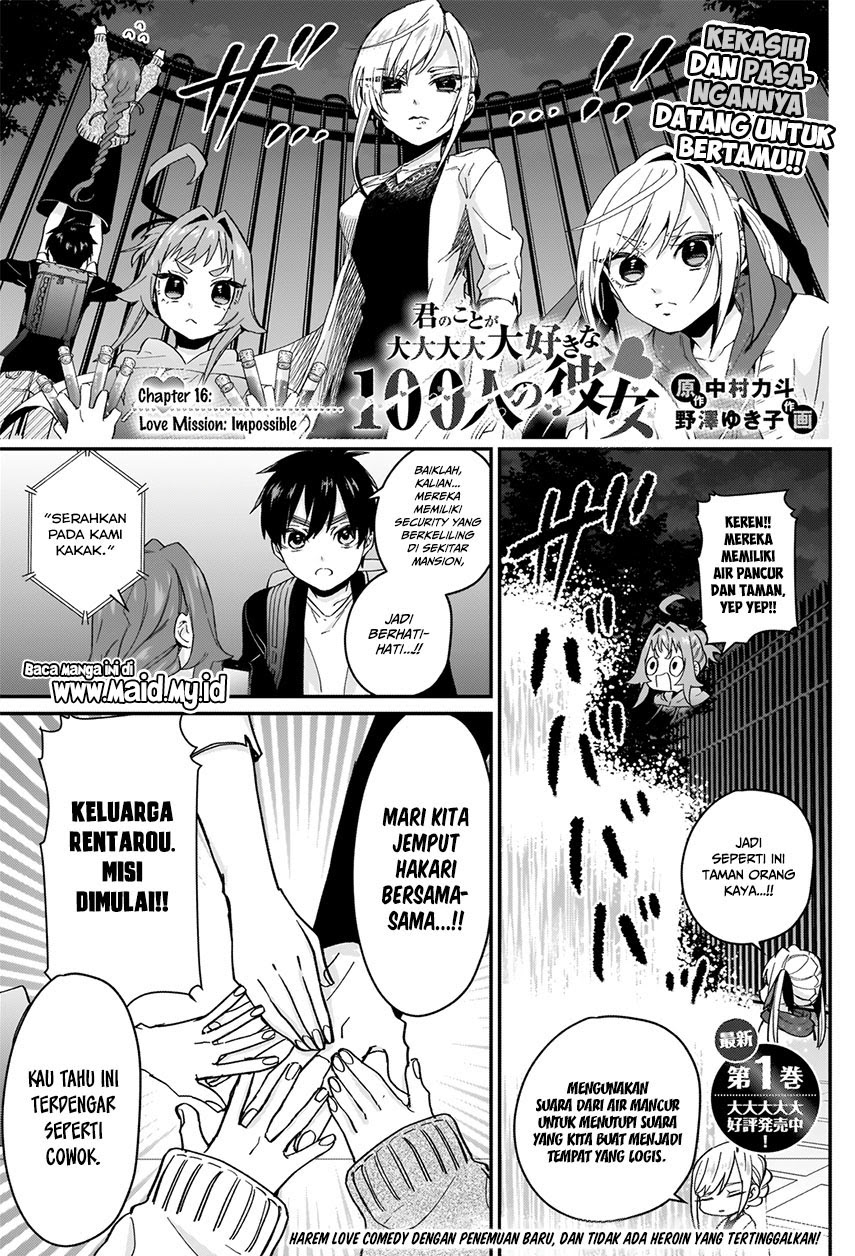 Kimi no Koto ga Dai Dai Dai Dai Daisuki na 100-ri no Kanojo Chapter 16 - halaman 4