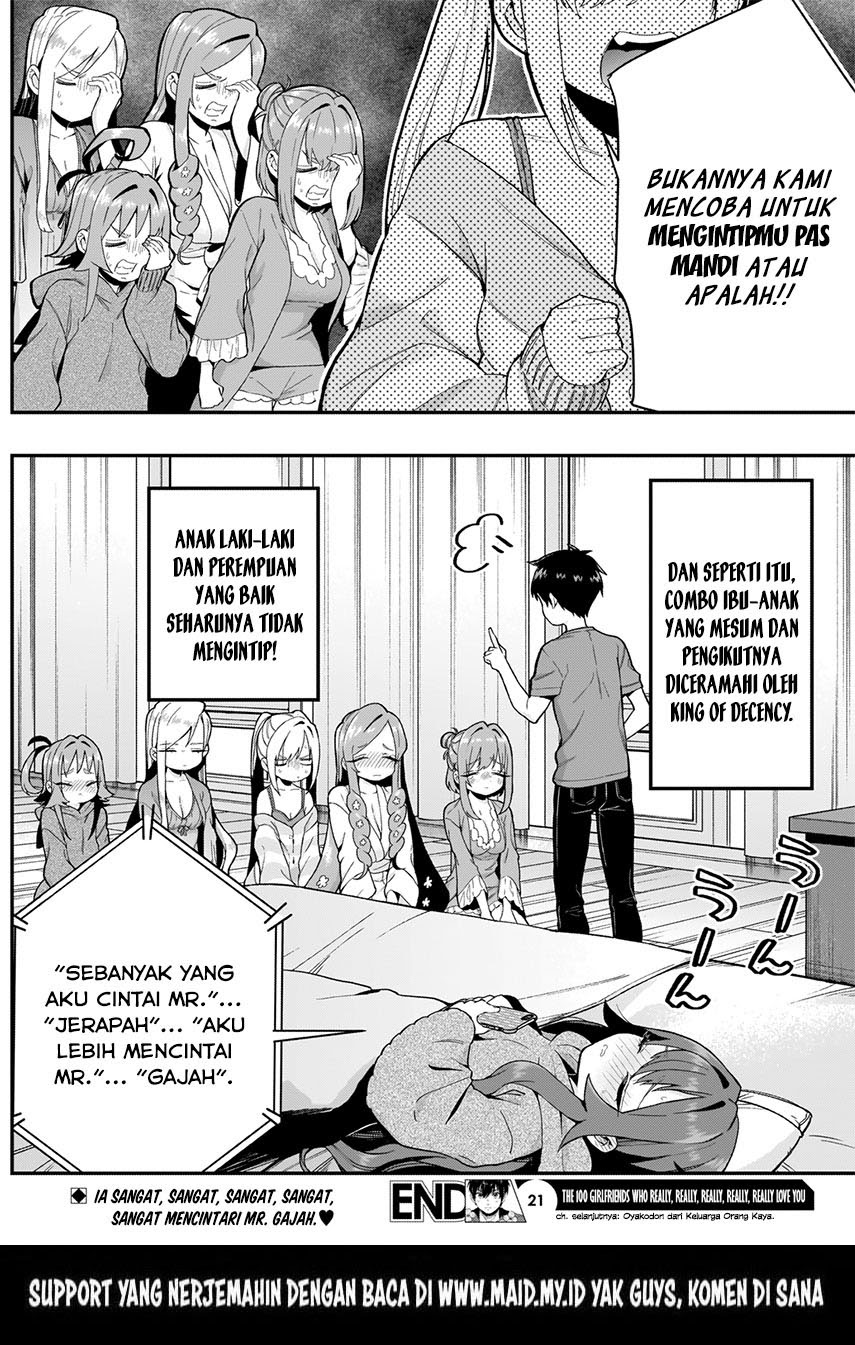 Kimi no Koto ga Dai Dai Dai Dai Daisuki na 100-ri no Kanojo Chapter 21 - halaman 24