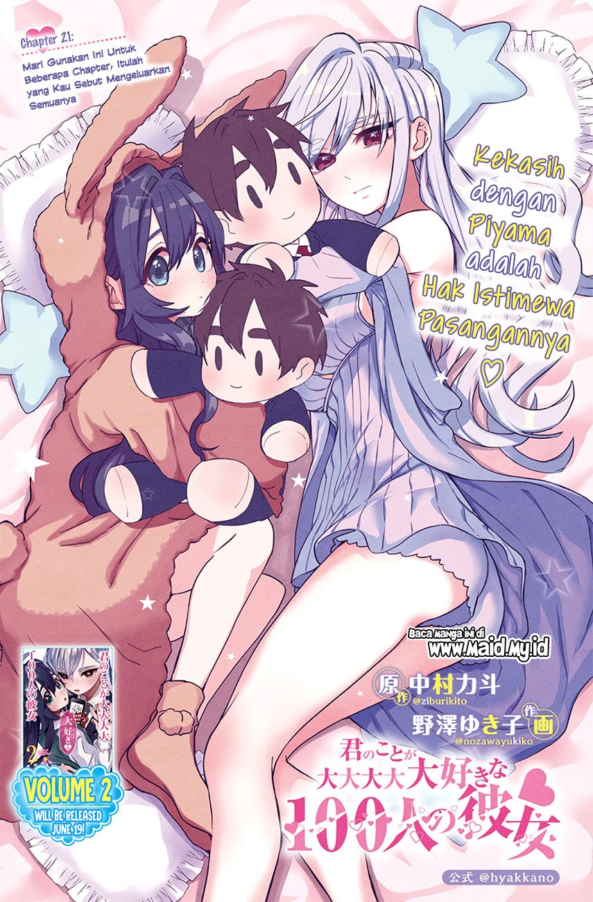 Kimi no Koto ga Dai Dai Dai Dai Daisuki na 100-ri no Kanojo Chapter 21 - halaman 4