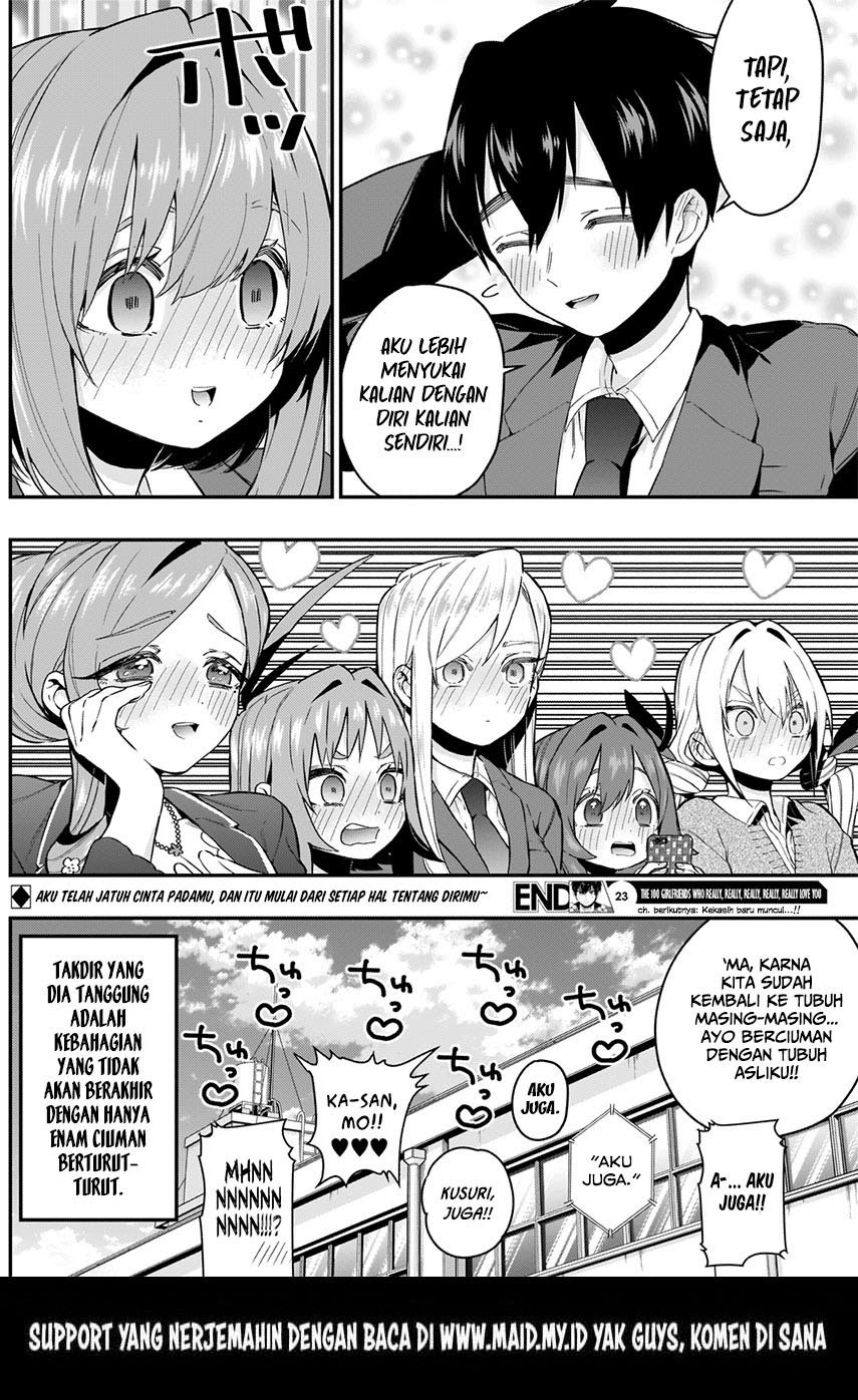Kimi no Koto ga Dai Dai Dai Dai Daisuki na 100-ri no Kanojo Chapter 23 - halaman 19