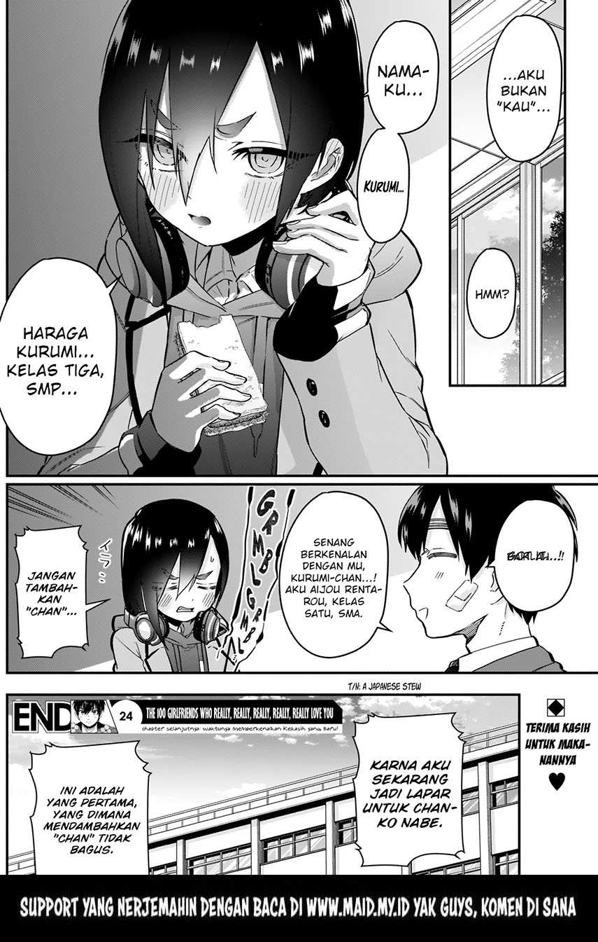 Kimi no Koto ga Dai Dai Dai Dai Daisuki na 100-ri no Kanojo Chapter 24 - halaman 22