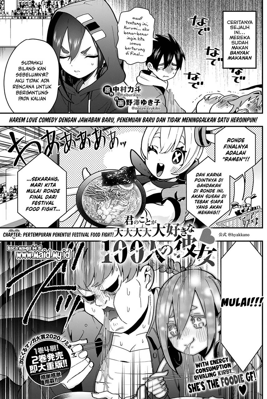 Kimi no Koto ga Dai Dai Dai Dai Daisuki na 100-ri no Kanojo Chapter 27 - halaman 1