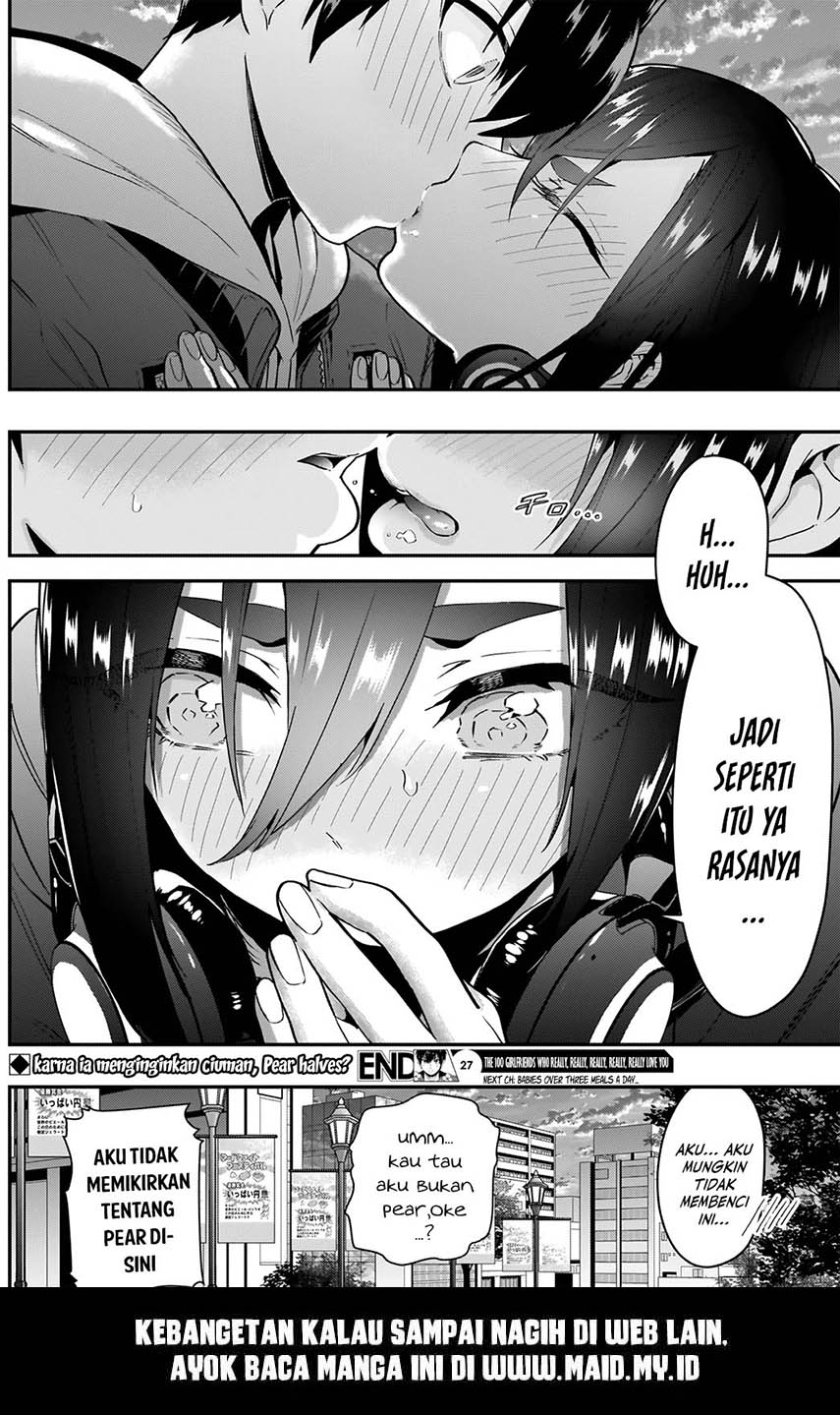 Kimi no Koto ga Dai Dai Dai Dai Daisuki na 100-ri no Kanojo Chapter 27 - halaman 19