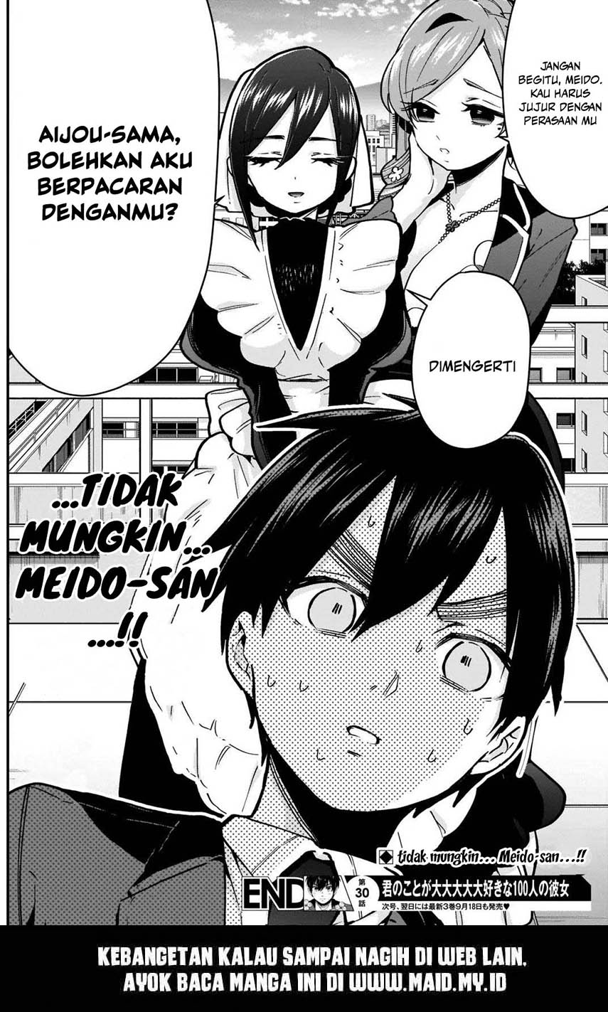 Kimi no Koto ga Dai Dai Dai Dai Daisuki na 100-ri no Kanojo Chapter 30 - halaman 22