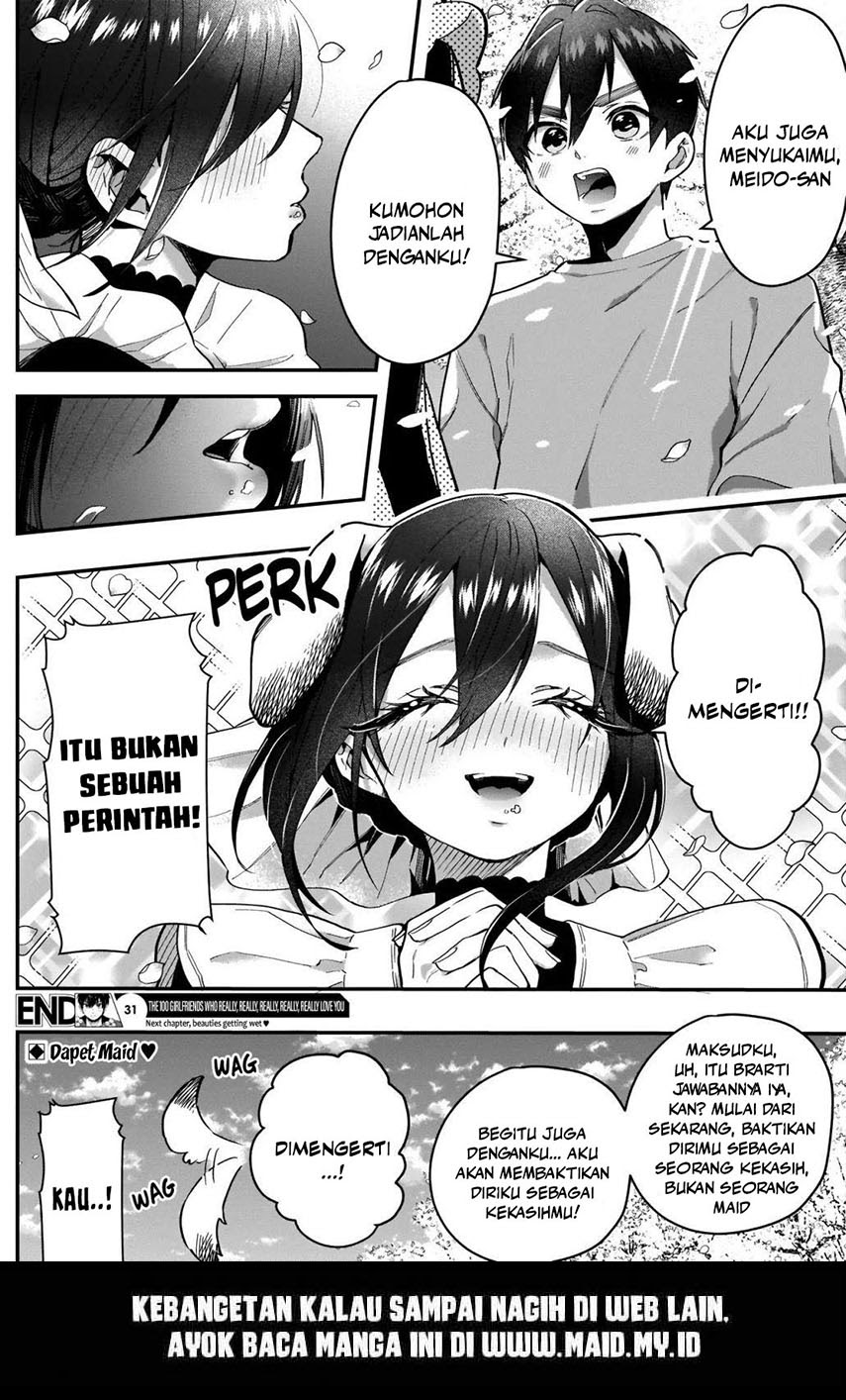 Kimi no Koto ga Dai Dai Dai Dai Daisuki na 100-ri no Kanojo Chapter 31 - halaman 23