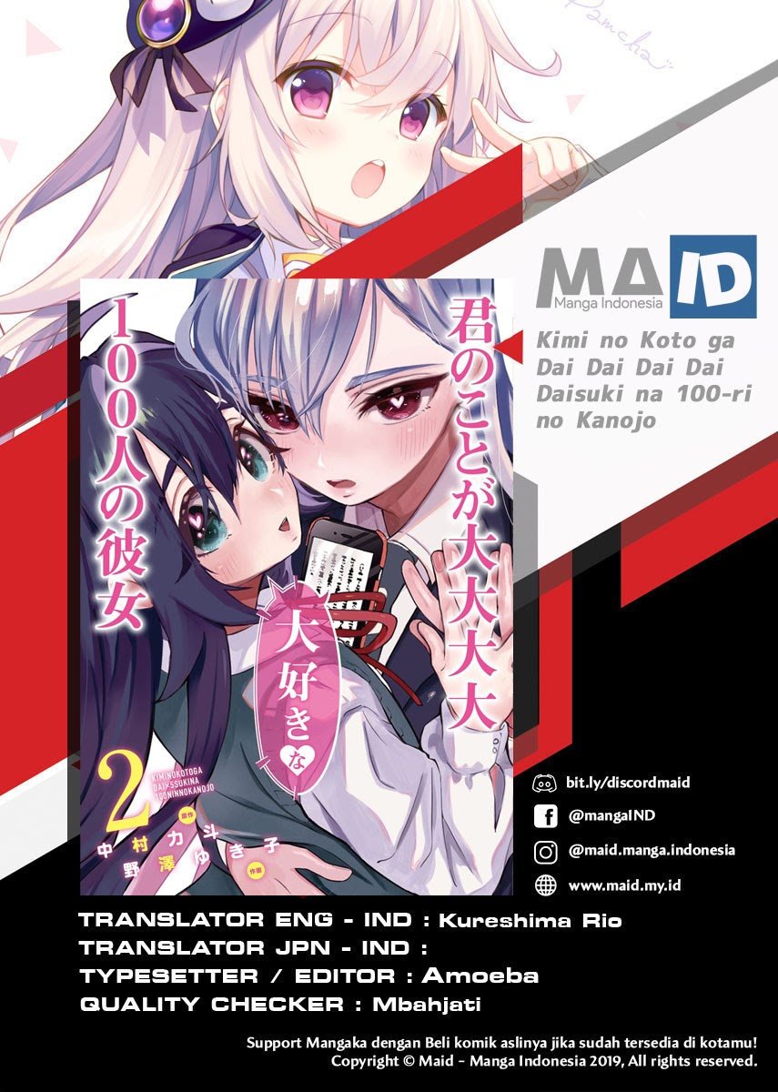 Kimi no Koto ga Dai Dai Dai Dai Daisuki na 100-ri no Kanojo Chapter 32 - halaman 1