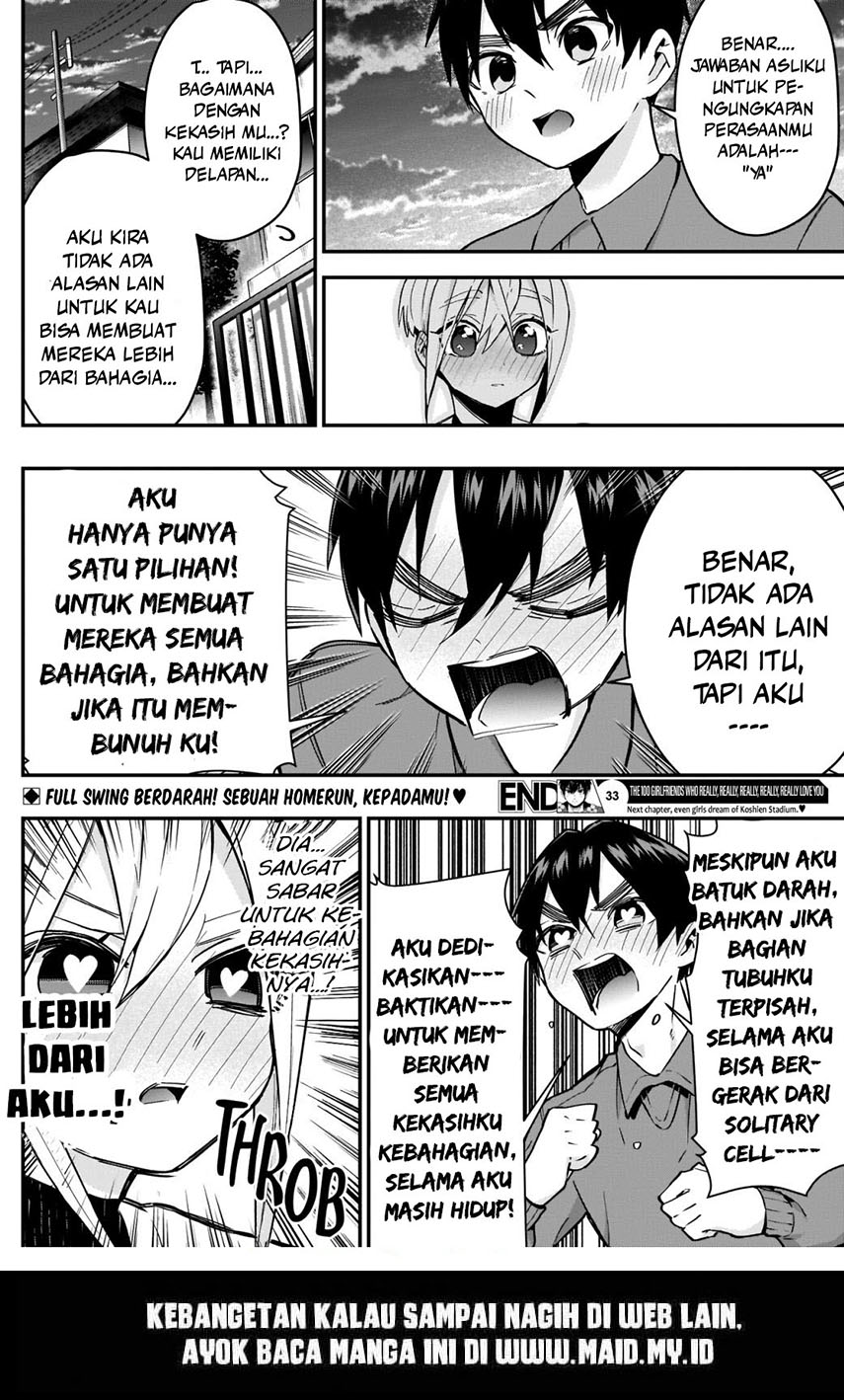 Kimi no Koto ga Dai Dai Dai Dai Daisuki na 100-ri no Kanojo Chapter 33 - halaman 21