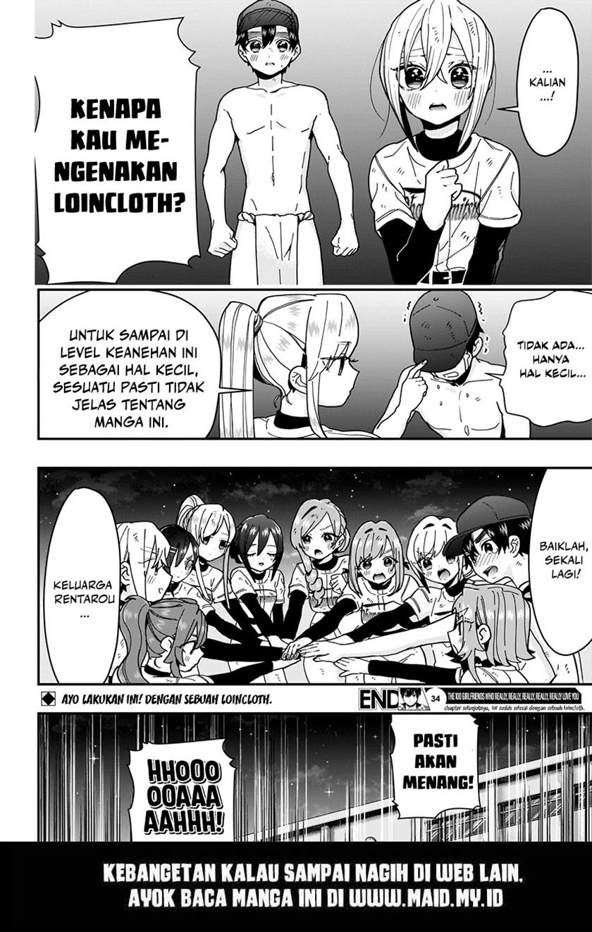 Kimi no Koto ga Dai Dai Dai Dai Daisuki na 100-ri no Kanojo Chapter 34 - halaman 19