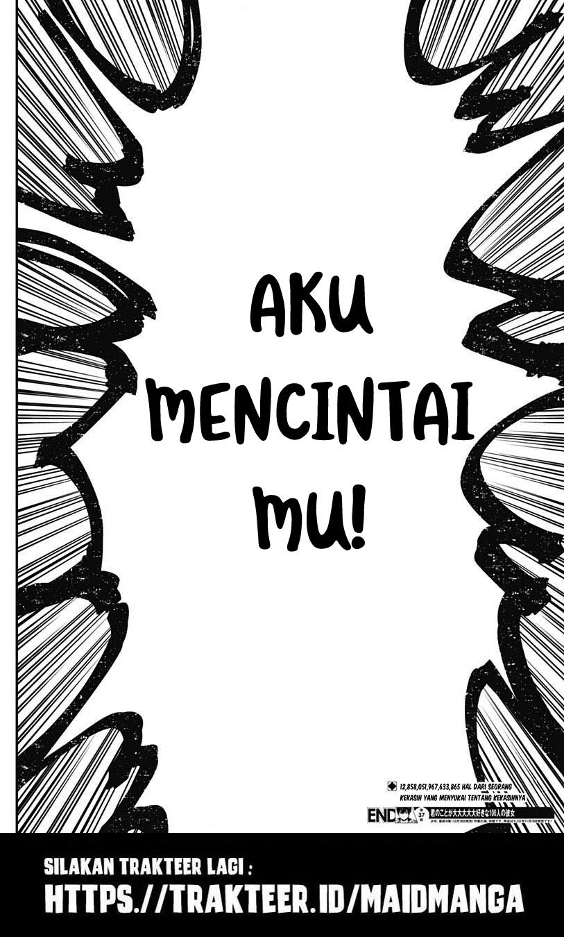 Kimi no Koto ga Dai Dai Dai Dai Daisuki na 100-ri no Kanojo Chapter 37 - halaman 16