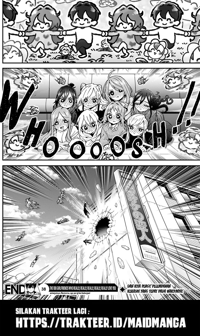 Kimi no Koto ga Dai Dai Dai Dai Daisuki na 100-ri no Kanojo Chapter 38 - halaman 17
