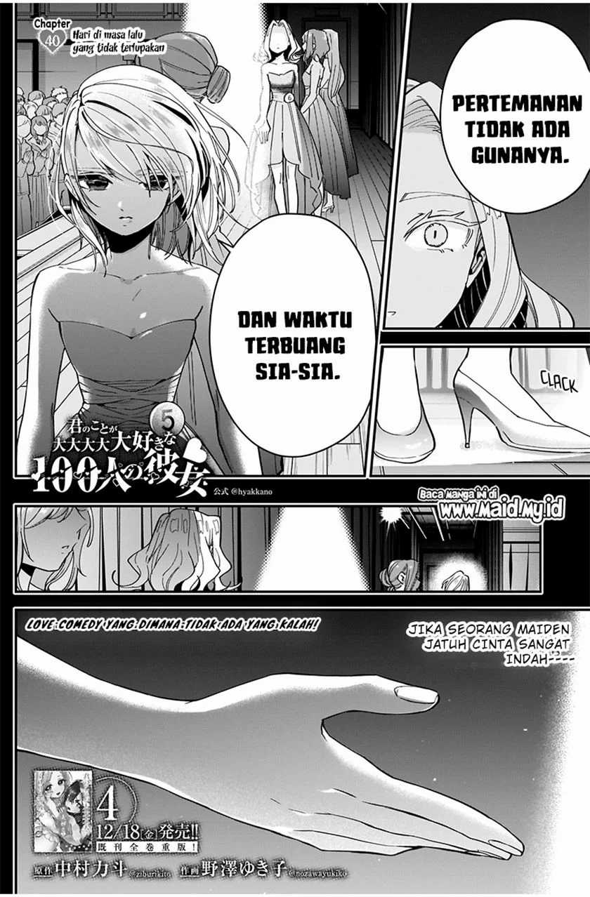 Kimi no Koto ga Dai Dai Dai Dai Daisuki na 100-ri no Kanojo Chapter 40 - halaman 3