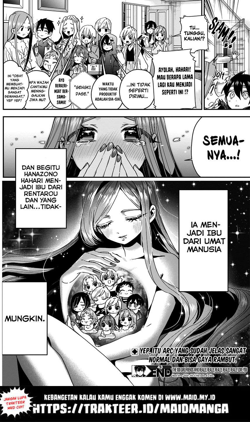 Kimi no Koto ga Dai Dai Dai Dai Daisuki na 100-ri no Kanojo Chapter 43 - halaman 18