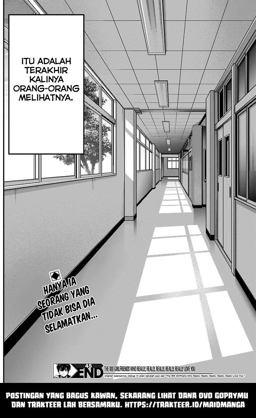 Kimi no Koto ga Dai Dai Dai Dai Daisuki na 100-ri no Kanojo Chapter 45 - halaman 16