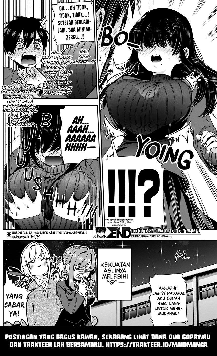 Kimi no Koto ga Dai Dai Dai Dai Daisuki na 100-ri no Kanojo Chapter 45 - halaman 22