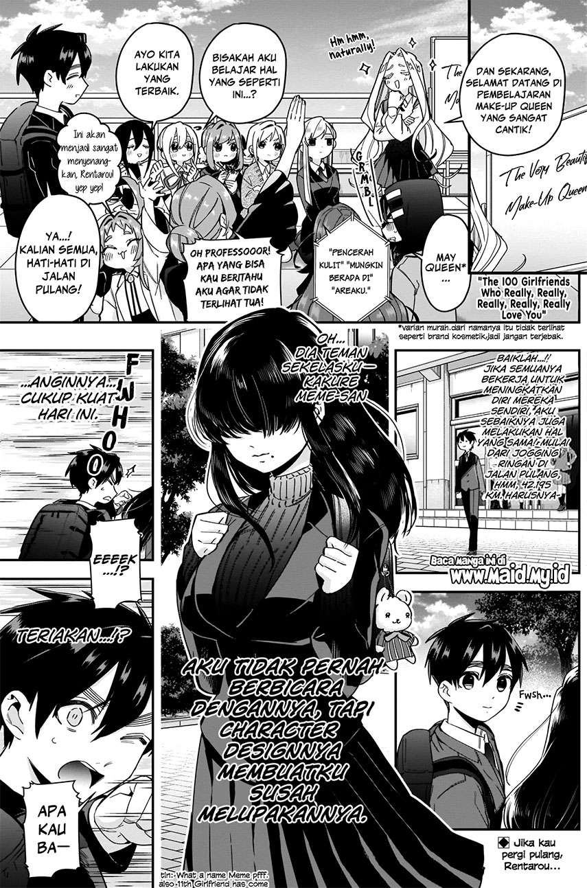 Kimi no Koto ga Dai Dai Dai Dai Daisuki na 100-ri no Kanojo Chapter 45 - halaman 3