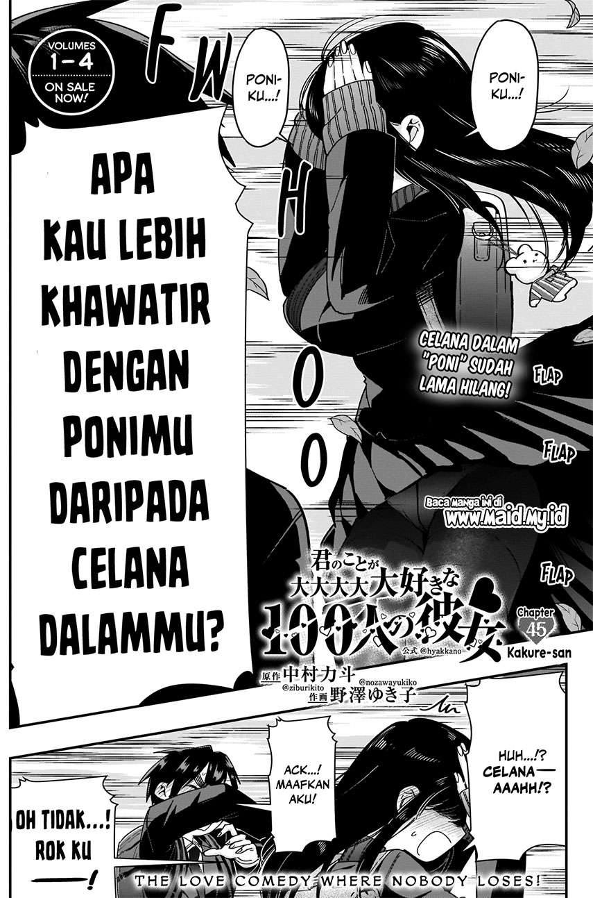 Kimi no Koto ga Dai Dai Dai Dai Daisuki na 100-ri no Kanojo Chapter 45 - halaman 4