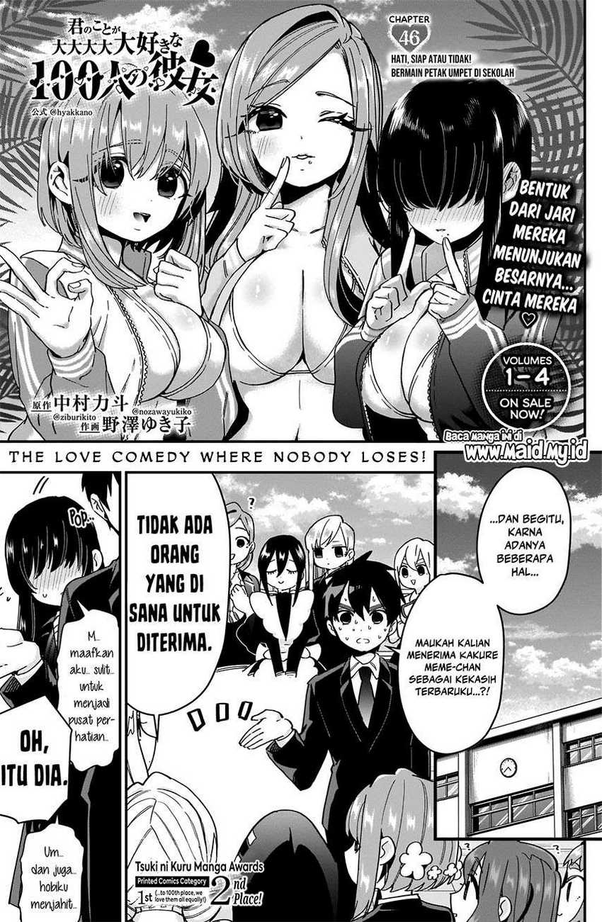 Kimi no Koto ga Dai Dai Dai Dai Daisuki na 100-ri no Kanojo Chapter 46 - halaman 3