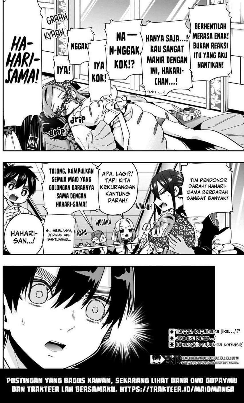 Kimi no Koto ga Dai Dai Dai Dai Daisuki na 100-ri no Kanojo Chapter 49 - halaman 18