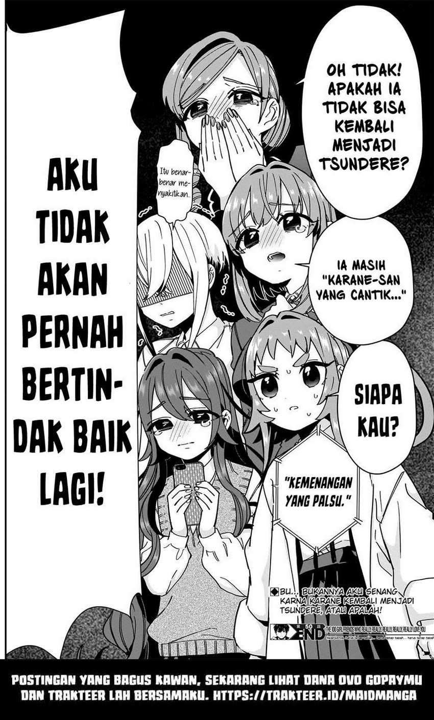 Kimi no Koto ga Dai Dai Dai Dai Daisuki na 100-ri no Kanojo Chapter 50 - halaman 15