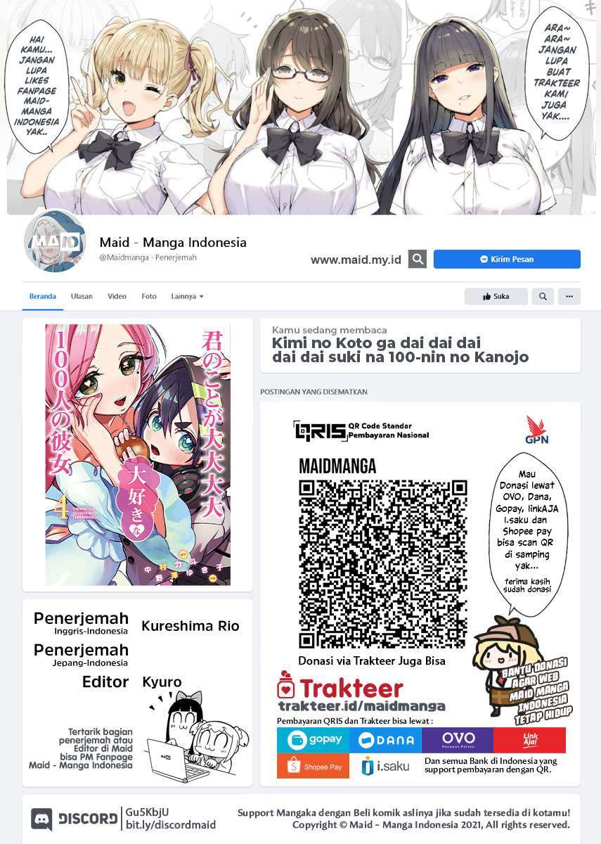 Kimi no Koto ga Dai Dai Dai Dai Daisuki na 100-ri no Kanojo Chapter 51 - halaman 2