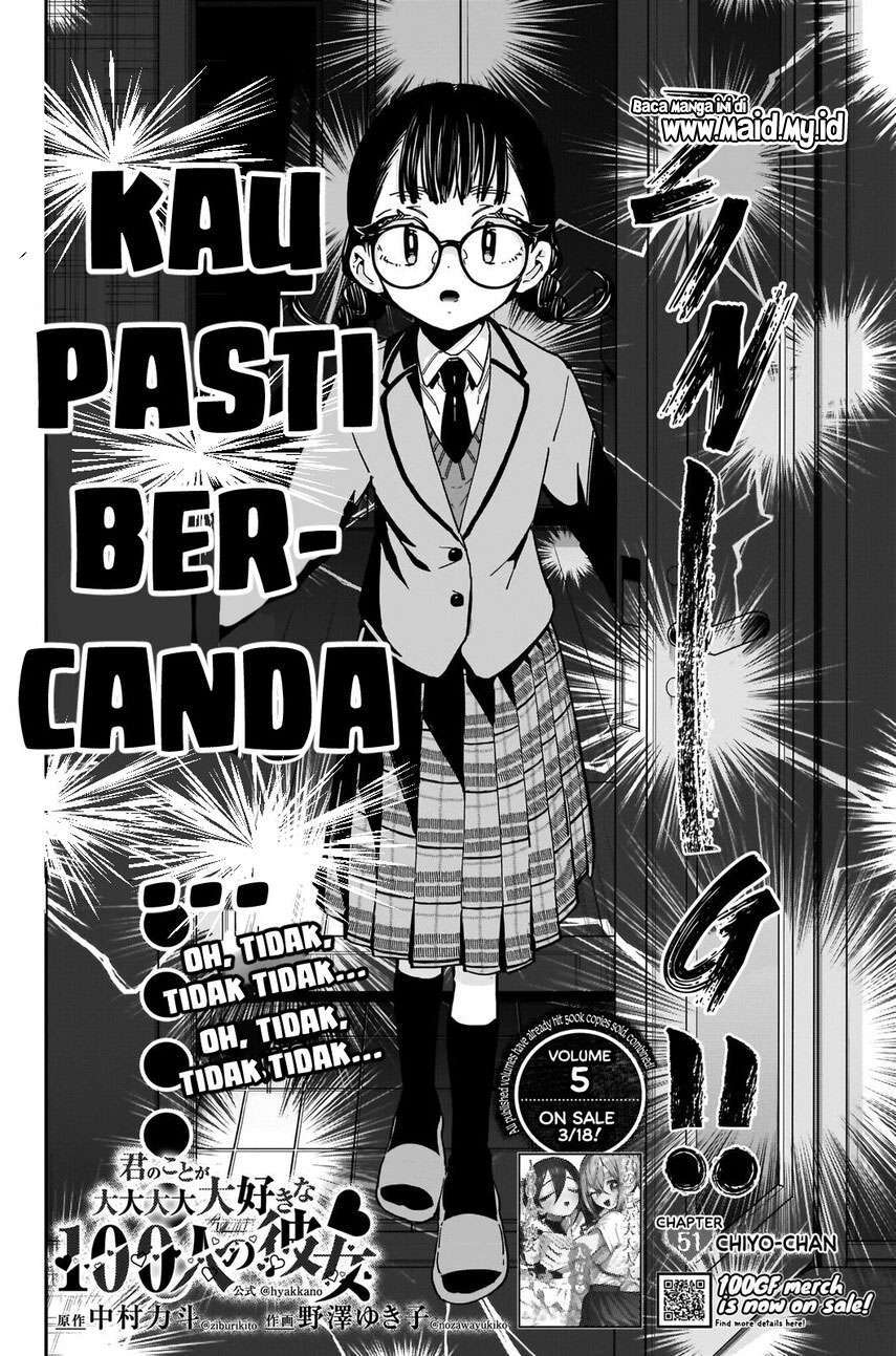Kimi no Koto ga Dai Dai Dai Dai Daisuki na 100-ri no Kanojo Chapter 51 - halaman 4
