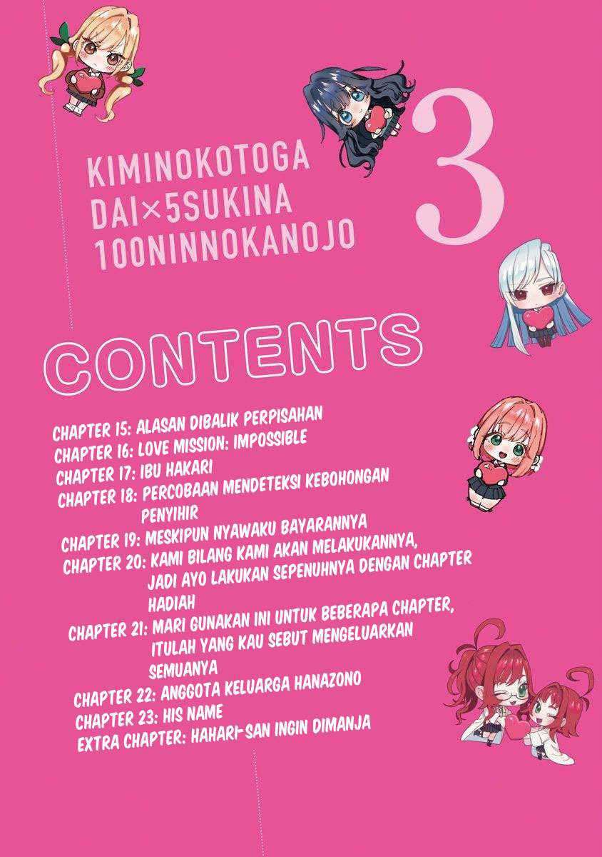 Kimi no Koto ga Dai Dai Dai Dai Daisuki na 100-ri no Kanojo Chapter 53.3 - halaman 1