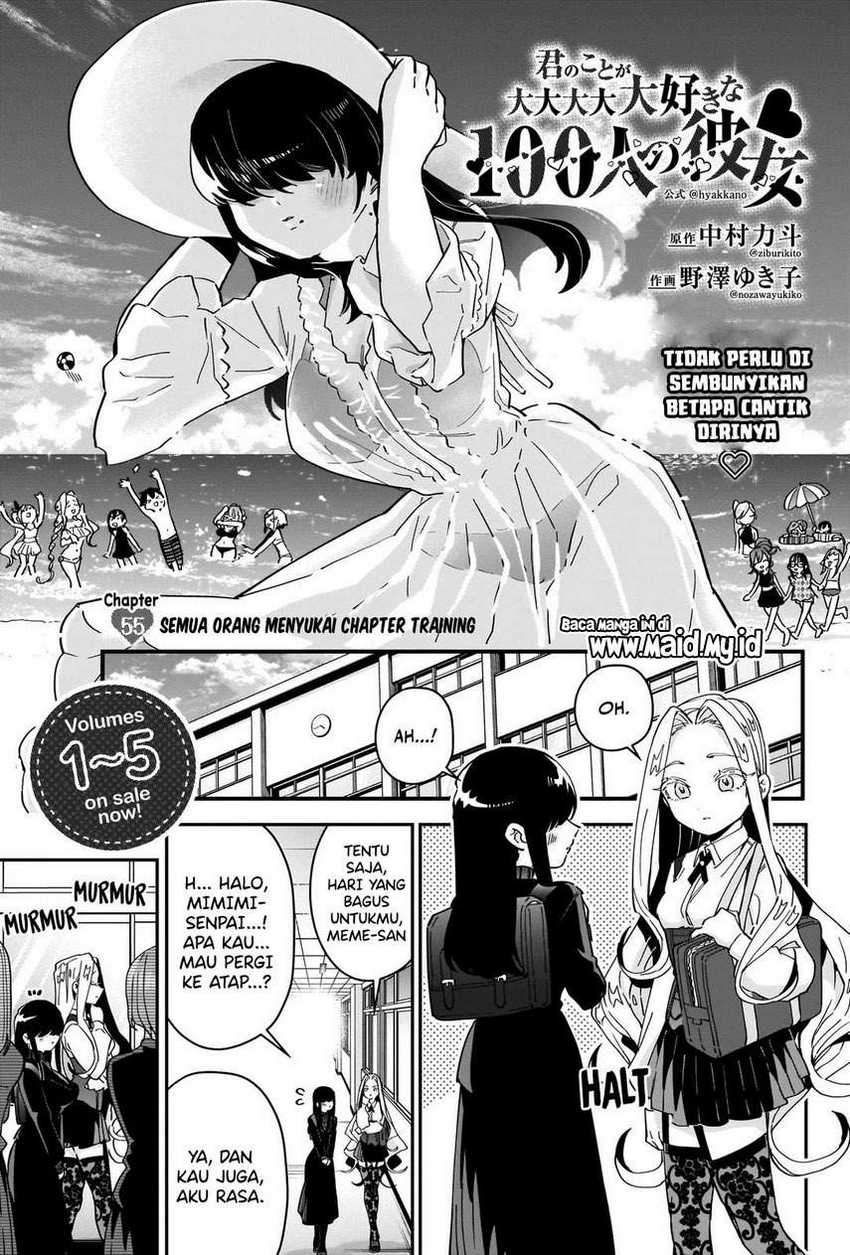 Kimi no Koto ga Dai Dai Dai Dai Daisuki na 100-ri no Kanojo Chapter 55 - halaman 3