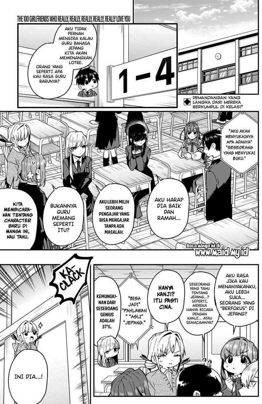 Kimi no Koto ga Dai Dai Dai Dai Daisuki na 100-ri no Kanojo Chapter 57 - halaman 3