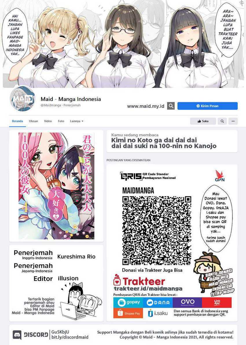 Kimi no Koto ga Dai Dai Dai Dai Daisuki na 100-ri no Kanojo Chapter 59 - halaman 2