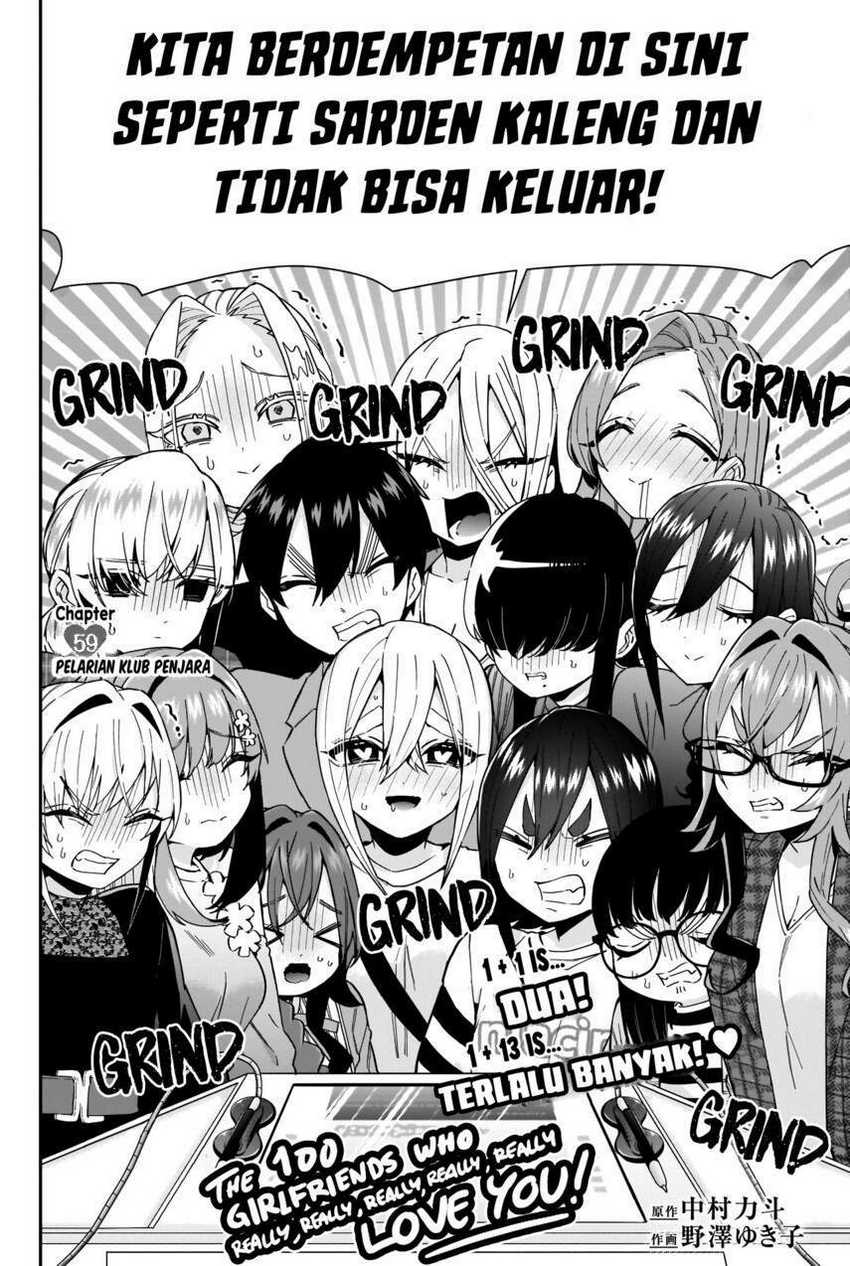 Kimi no Koto ga Dai Dai Dai Dai Daisuki na 100-ri no Kanojo Chapter 59 - halaman 4