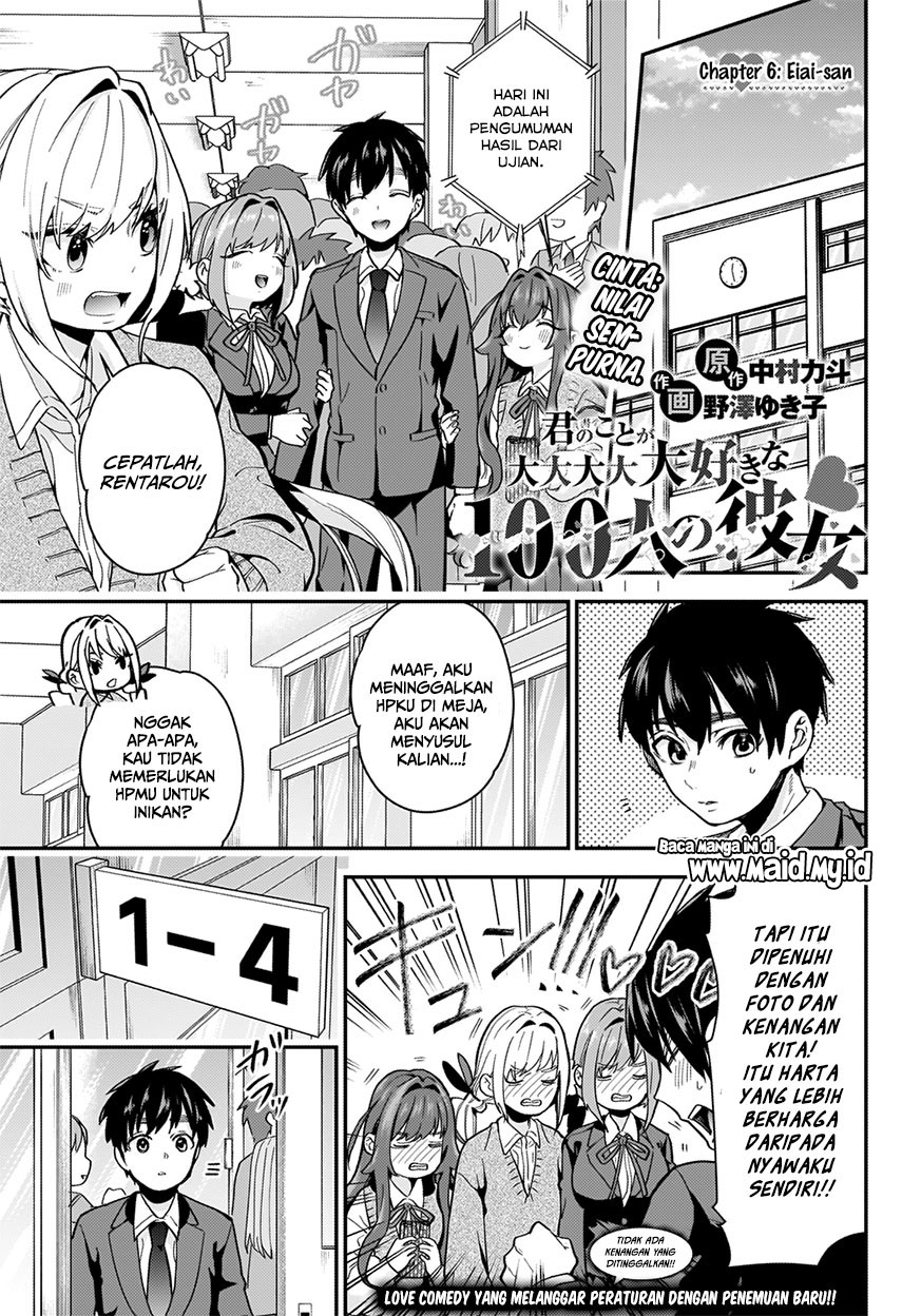 Kimi no Koto ga Dai Dai Dai Dai Daisuki na 100-ri no Kanojo Chapter 6 - halaman 5