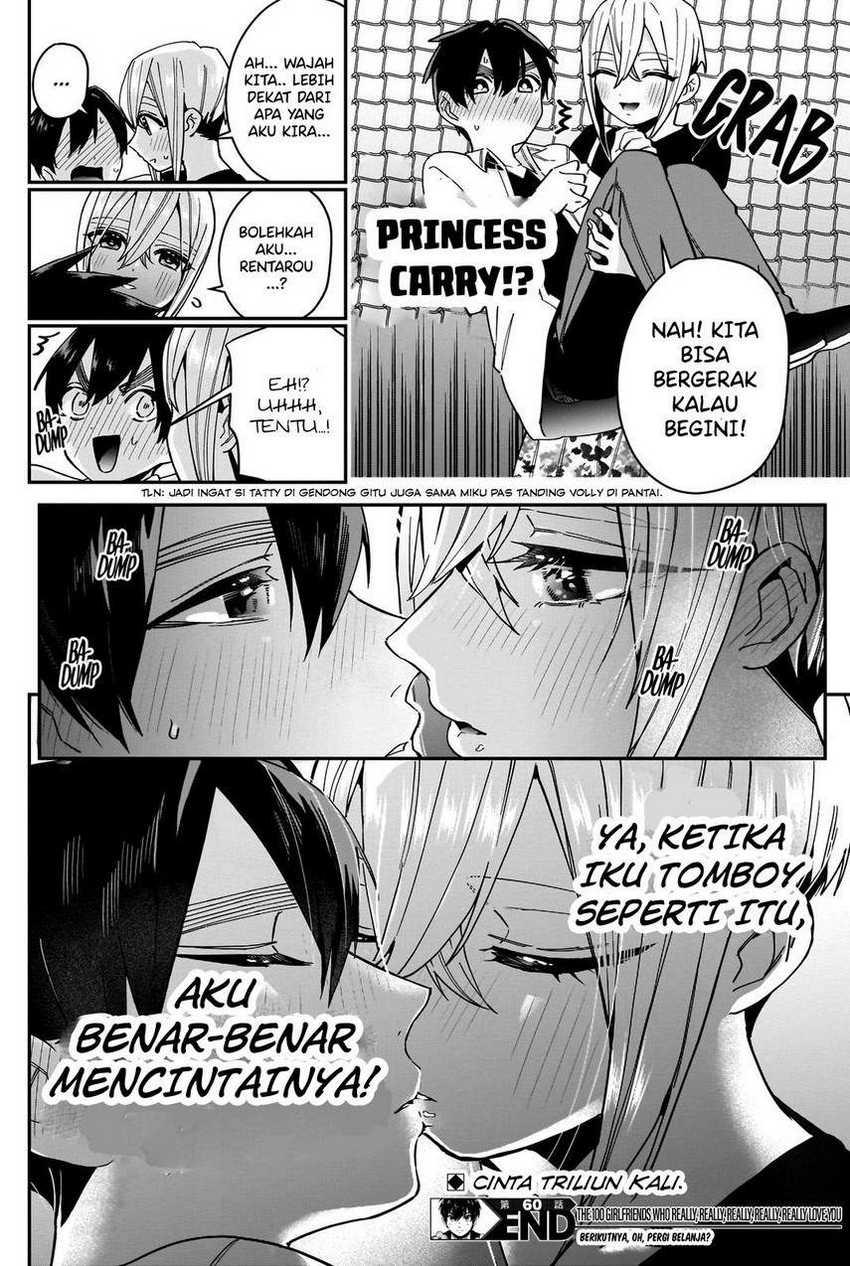 Kimi no Koto ga Dai Dai Dai Dai Daisuki na 100-ri no Kanojo Chapter 60 - halaman 22