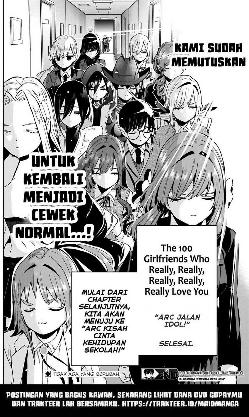 Kimi no Koto ga Dai Dai Dai Dai Daisuki na 100-ri no Kanojo Chapter 63 - halaman 21