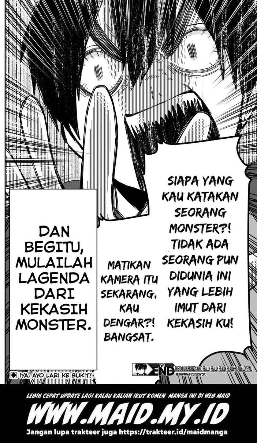 Kimi no Koto ga Dai Dai Dai Dai Daisuki na 100-ri no Kanojo Chapter 73 - halaman 17
