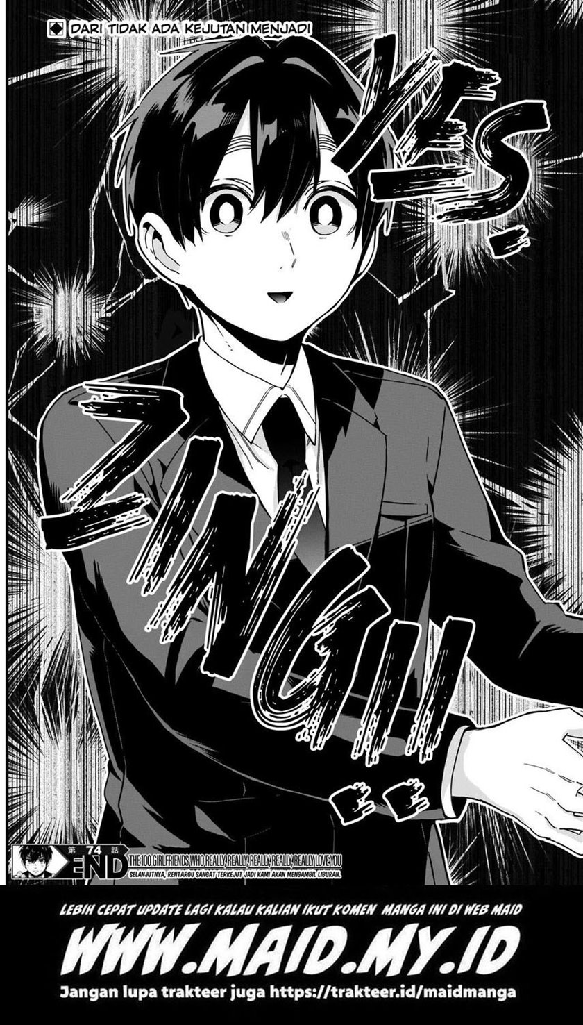 Kimi no Koto ga Dai Dai Dai Dai Daisuki na 100-ri no Kanojo Chapter 74 - halaman 22