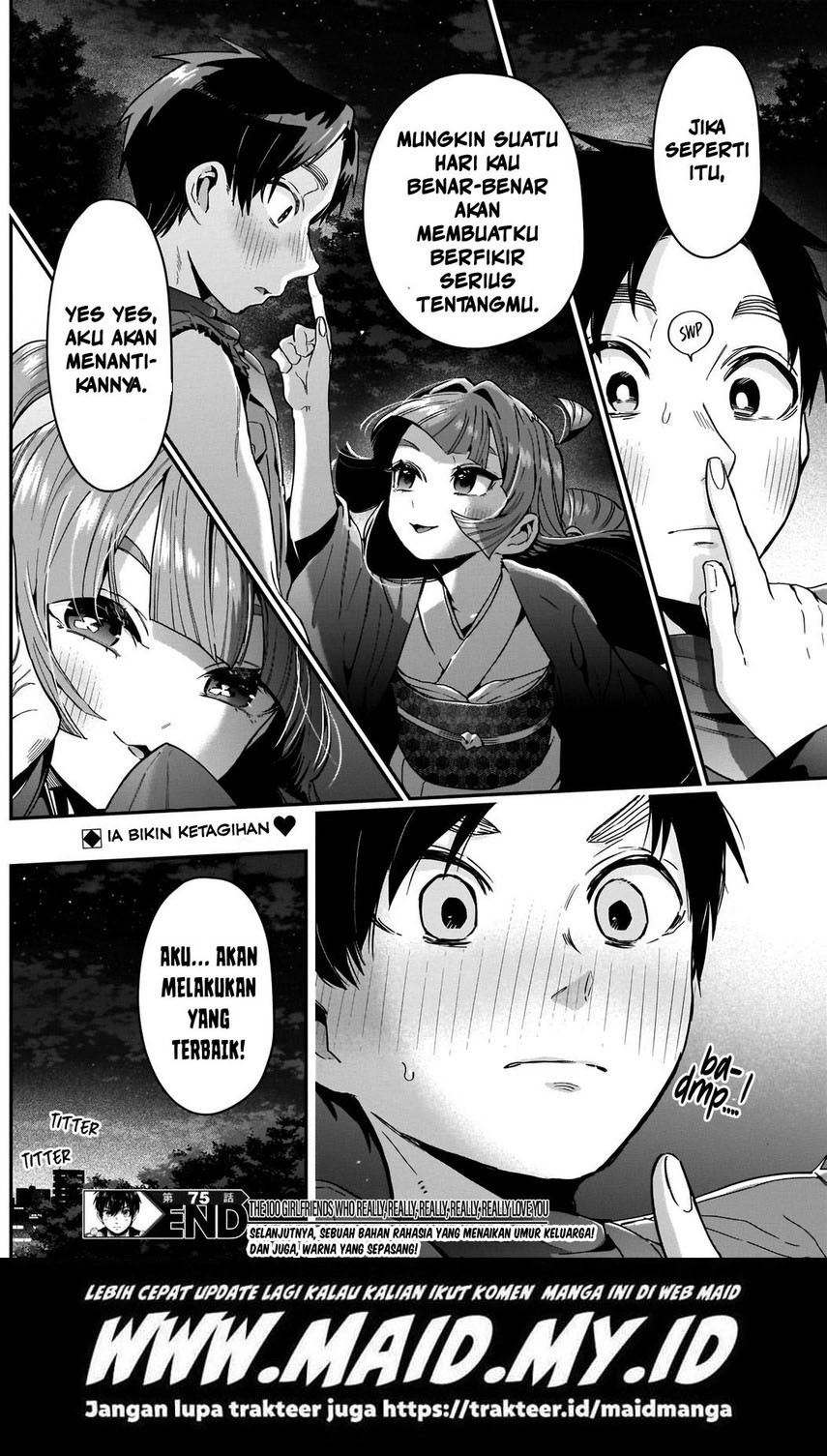 Kimi no Koto ga Dai Dai Dai Dai Daisuki na 100-ri no Kanojo Chapter 75 - halaman 22