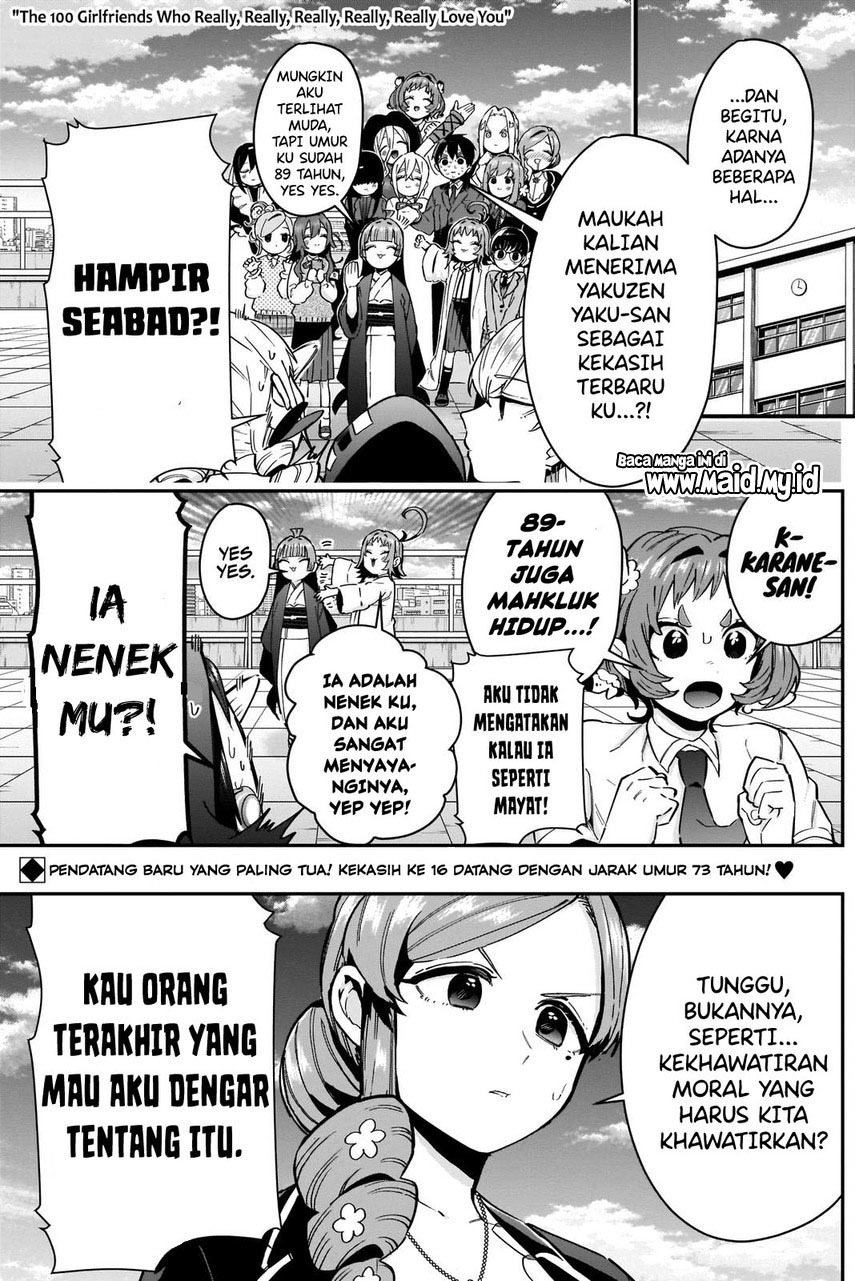 Kimi no Koto ga Dai Dai Dai Dai Daisuki na 100-ri no Kanojo Chapter 76 - halaman 4