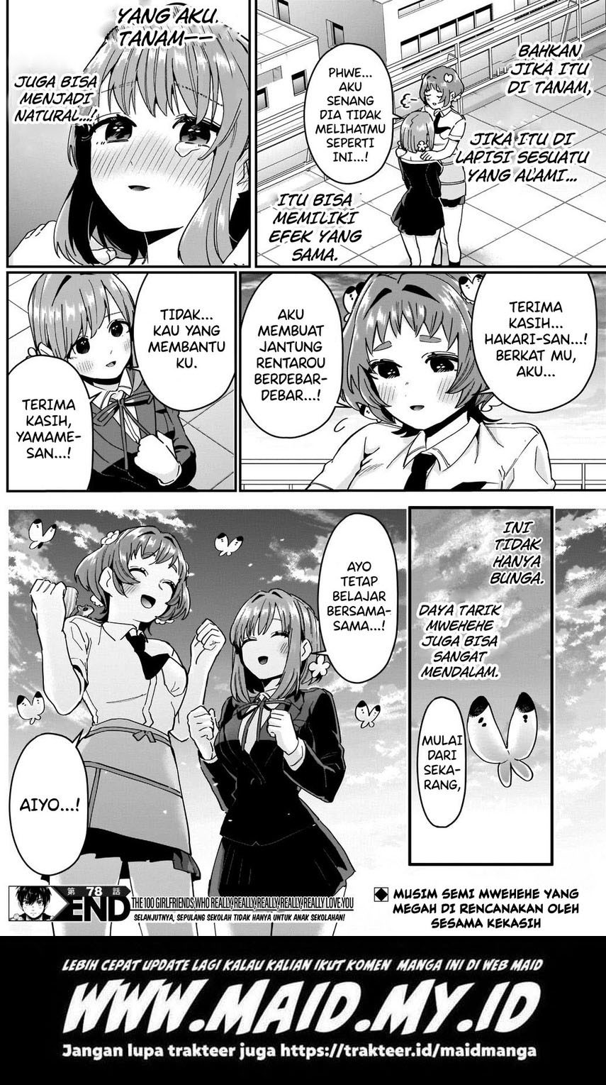 Kimi no Koto ga Dai Dai Dai Dai Daisuki na 100-ri no Kanojo Chapter 78 - halaman 8